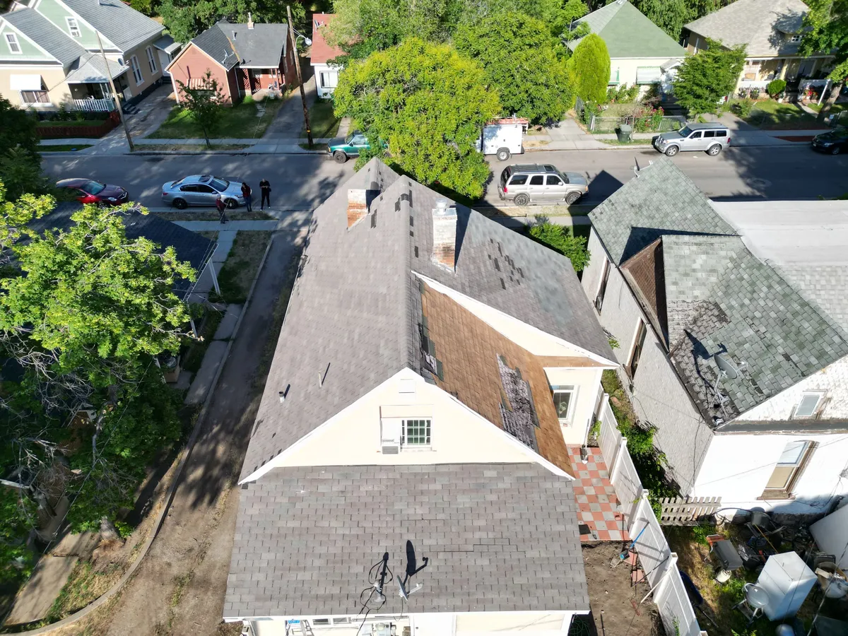 Completed residential door