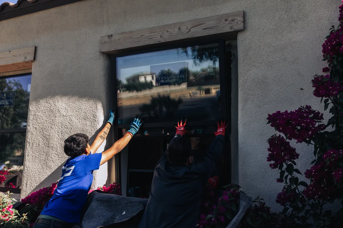 Professional window installation
